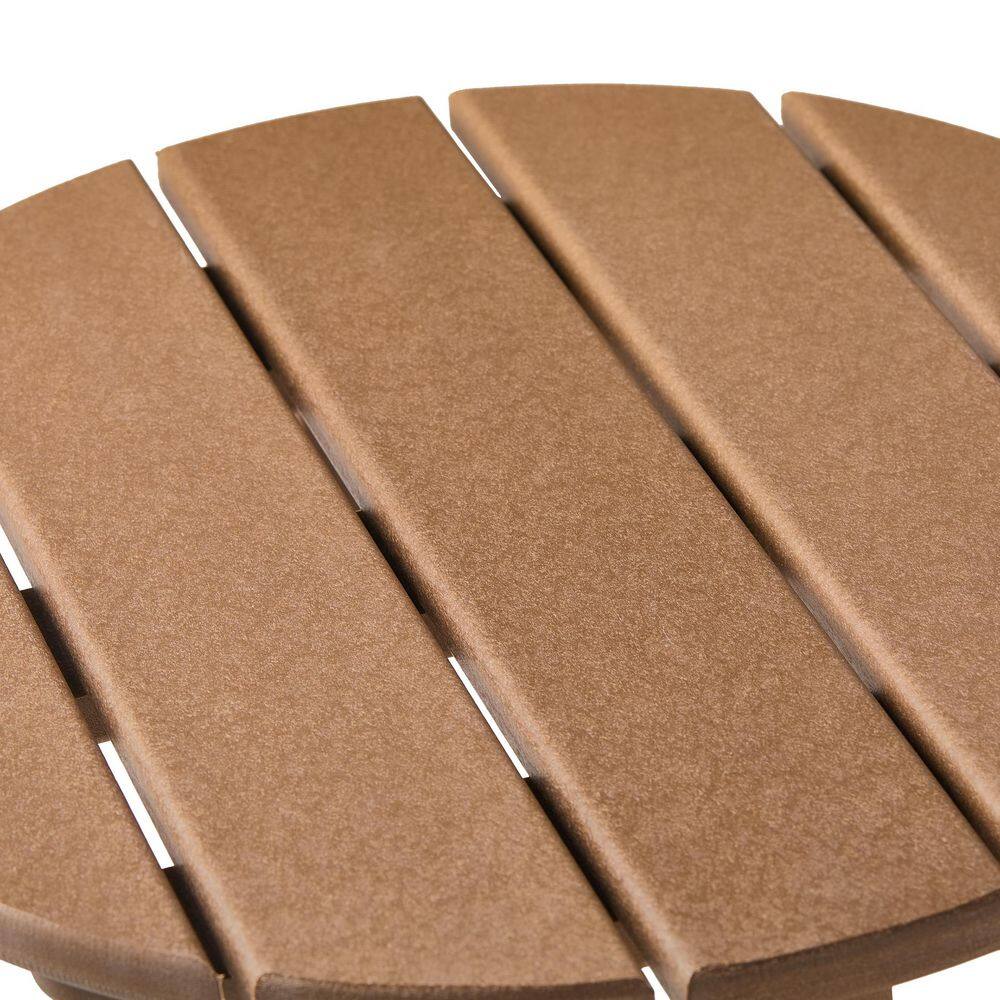 Teak Round 18" Outdoor Side Table