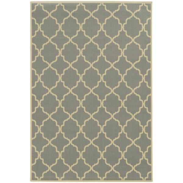Home Decorators Collection Newport Gray 9 ft. x 13 ft. Area Rug