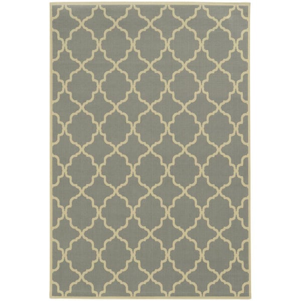 Home Decorators Collection Newport Grey 5 ft. x 8 ft. Area Rug