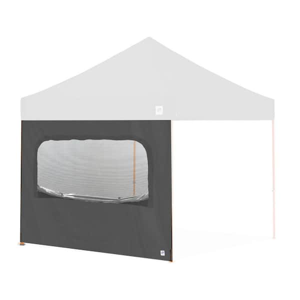 E-Z UP 10 ft. Light Duty Sidewall w/ Mesh Windows in Steel Gray, for E-Z UP 10 ft. x 10 ft. Straight Leg Shelters(Not Included)