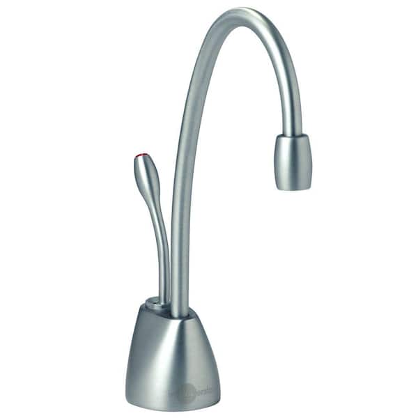 InSinkErator Indulge Contemporary Series 1-Handle 8.4 in. Faucet for Instant Hot Water Dispenser in Brushed Chrome