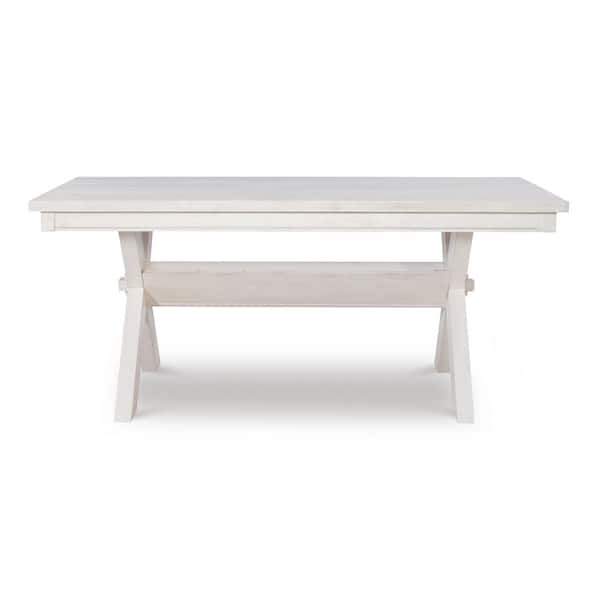 Powell Company Krause Smokey White 70"L x 42"D x 30"H Dining Table