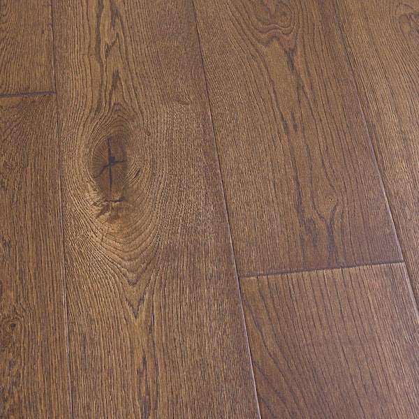 Malibu Wide Plank Stinson French Oak 1/2 in. T x 7.5 in. W Water Resistant Wire Brushed Engineered Hardwood Flooring (23.3 sq. ft./case)