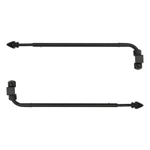 14in - 24in Adjustable Swing Arm Arrow Rod in Black