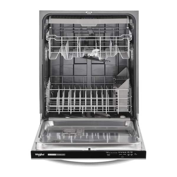 Whirlpool 24 in. Fingerprint Resistant Stainless Steel Top Control  Dishwasher with 3rd Rack WDT730HAMZ - The Home Depot