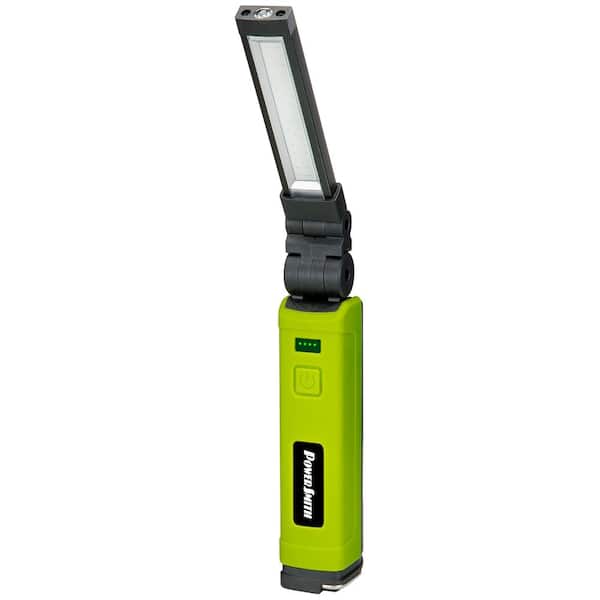 PowerSmith 600 Lumen Rechargeable and Foldable LED Inspection Light with UV