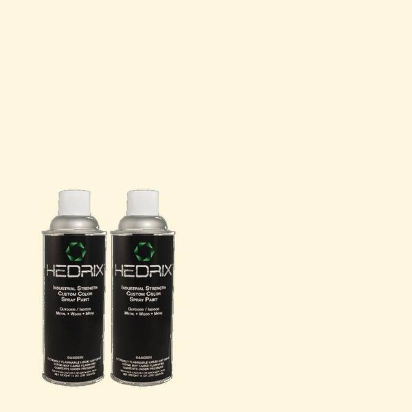 Hedrix 11 oz. Match of W-D-210 Camembert Semi-Gloss Custom Spray Paint (2-Pack)