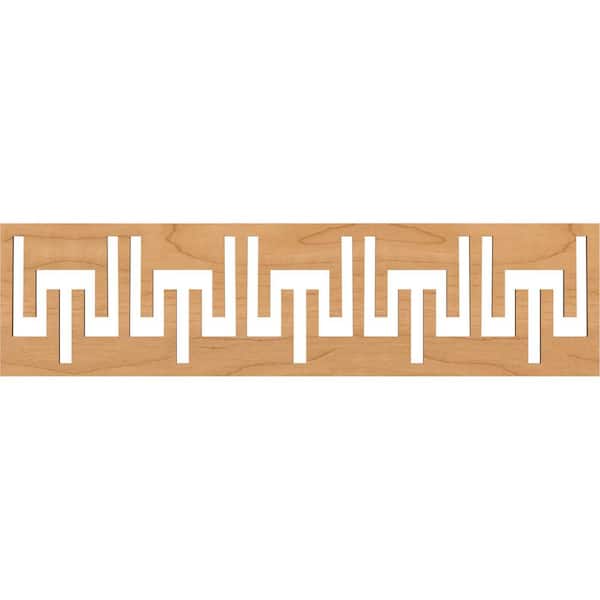 Ekena Millwork Victory Fretwork 0.25 in. D x 47 in. W x 12 in. L Maple Wood Panel Moulding