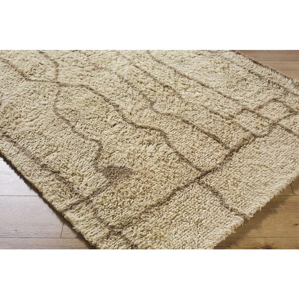 Beni Moroccan BMC-2309 5 ft. x 7 ft. Beige Handmade, Area Rug