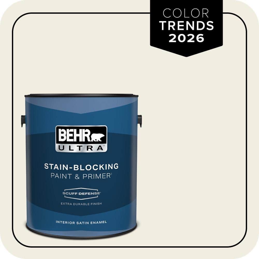 1 gal. Designer Collection #DC-003 Blank Canvas Extra Durable Satin Enamel Interior Paint & Primer price history on PriceWatchPro