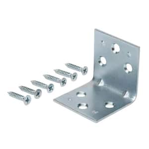 1-1/2 in. Zinc-Plated Double-Wide Corner Brace (2-Piece per Pack)