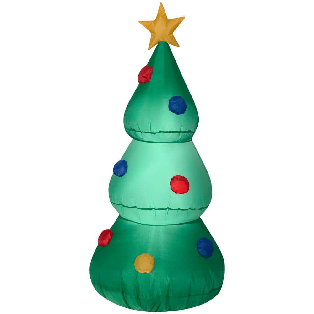 Home Accents Holiday Airblown Christmas Tree-SM (HD) 114638 - The Home ...