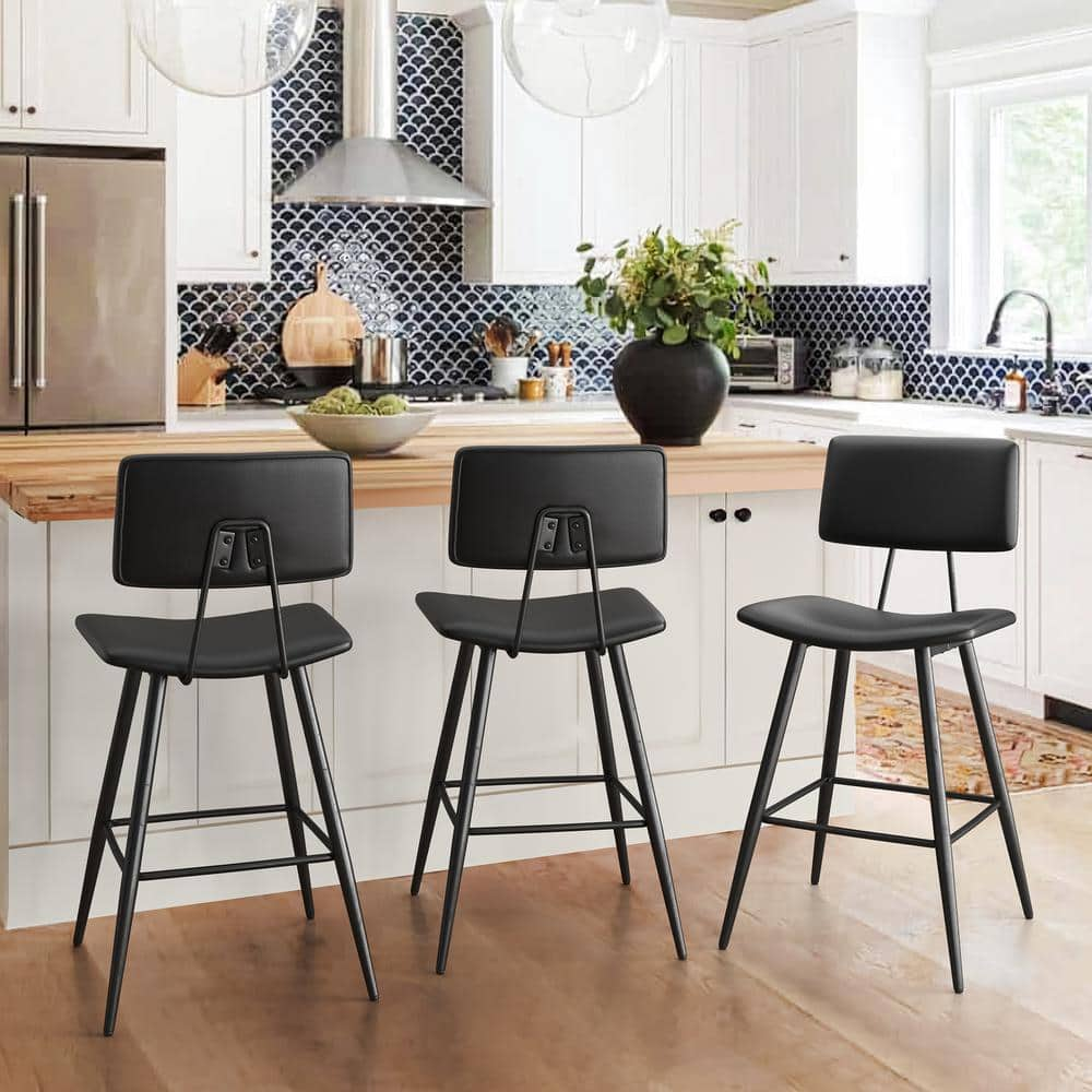 Home depot best sale black bar stools