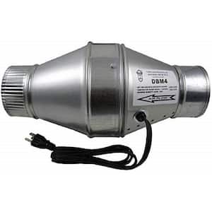 100 CFM Duct Booster Fan for 4 in. Flex or Metal Duct