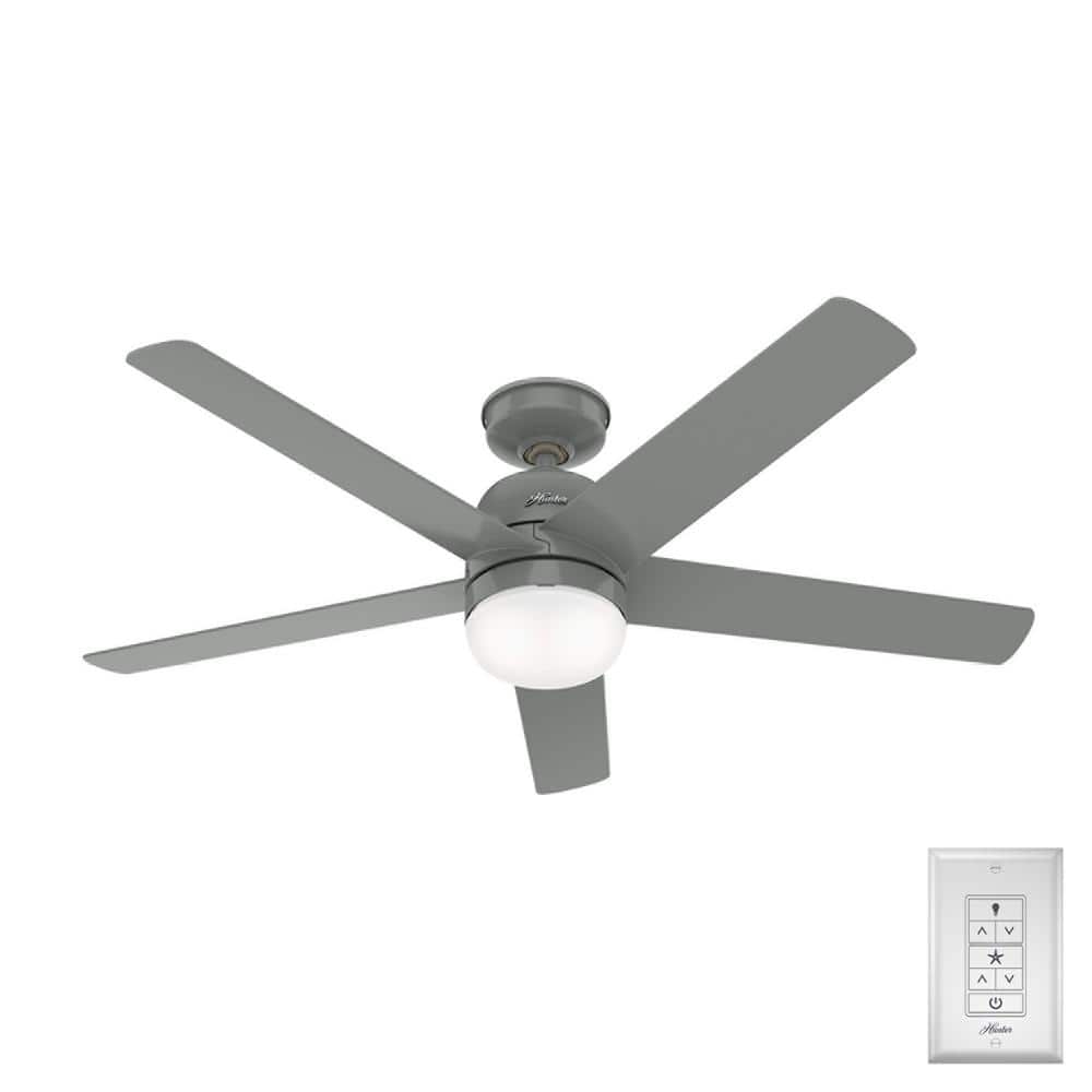 Anorak 2-Light 52"" Ceiling Fan in Quartz Grey -  Hunter, 50290