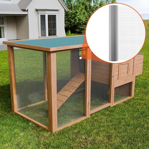 1/4 in. Hardware Cloth 48 in. x 100 ft. Galvanized Wire Mesh Roll for Chicken Fencing Garden Small Rodents