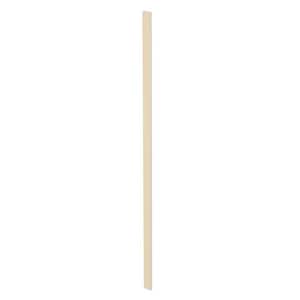 Newport Cream Painted Plywood Shaker Stock Assembled Kitchen Cabinet Filler Strip 3 in W x 0.75 in D x 84 in H