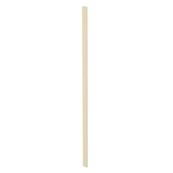 Newport  3 in. W x 0.75 in. D x 96 in. H Solid Wood Kitchen Cabinet Tall Filler in Blended Cream