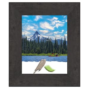 Rustic Plank Espresso Picture Frame Opening Size 11 x 14 in.