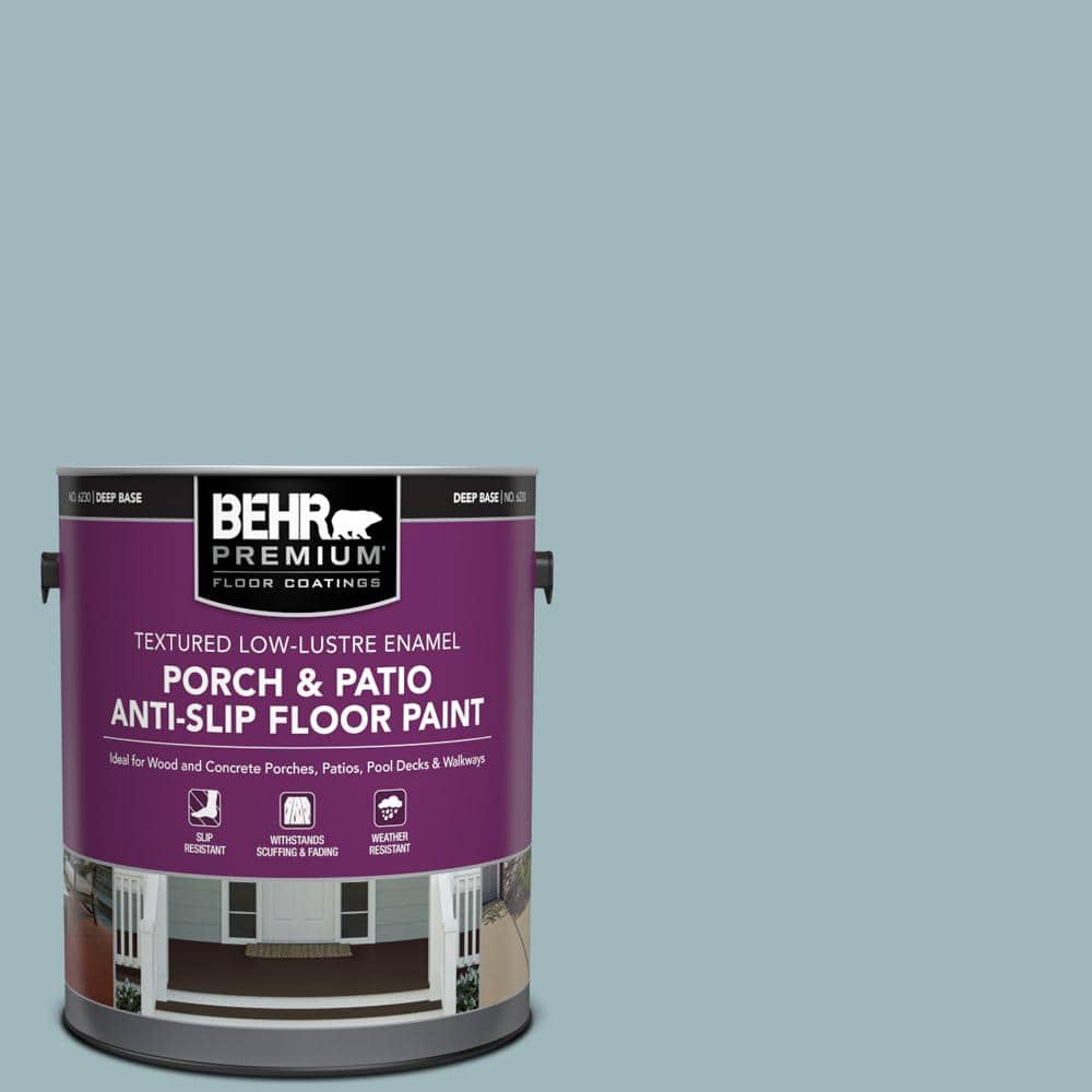 1 gal. #PFC-51 Nautical Blue Textured Low-Lustre Enamel Interior/Exterior P