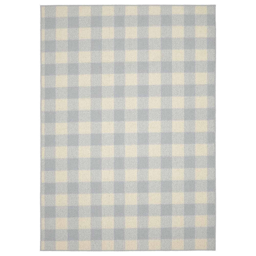 Country Living Soft Silver/Ivory Tufted Rectangular Area Rug 5' x 7'