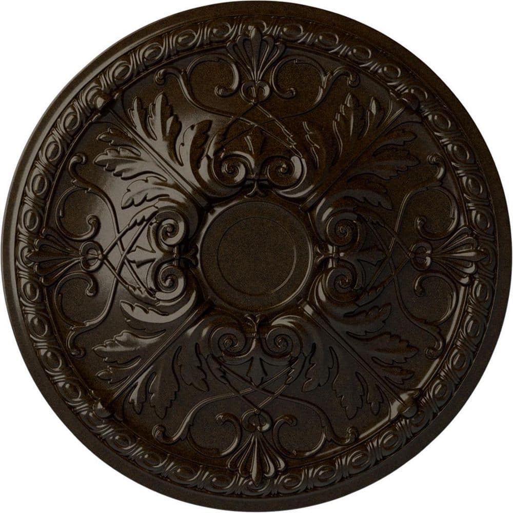 26 in. x 3 in. Tristan Urethane Ceiling Medallion (Fits Canopies up to 5-1/2 in.), Bronze price history on PriceWatchPro