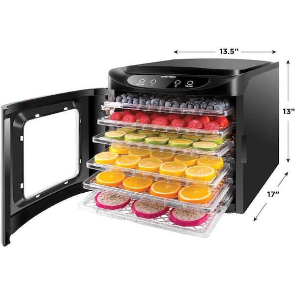 Ivation 6 Tray Countertop Digital Food Dehydrator Drying Machine 480W