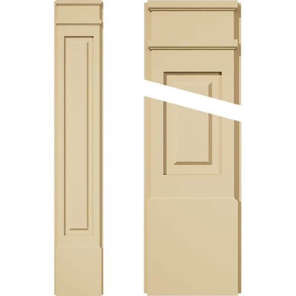 Ekena Millwork 2 in. D x 10 in. W x 60 in. L Primed Polyurethane Pilaster 1- Pack