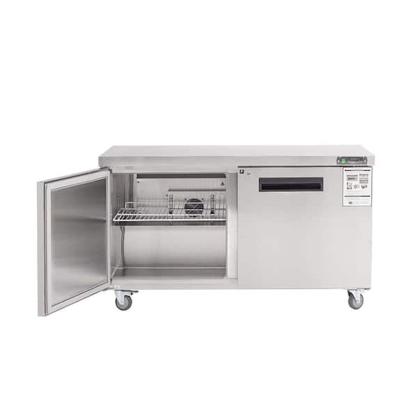 30 in. 14.8 cu. ft. Auto Defrost Upright Freezer in Stainless Steel