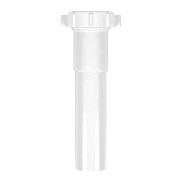 Everbilt 1-1/4 in. x 6 in. White Plastic Slip-Joint Sink Drain Tailpiece Extension Tube