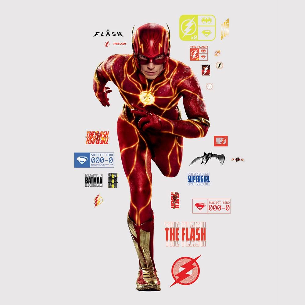 RoomMates The Flash Multi-Colored Wall Decals RMK5406GM - The Home Depot