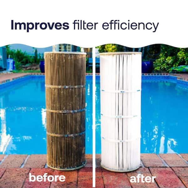 HTH 32 fl. oz. Pool Care Filter Cleaner 67071 - The Home Depot