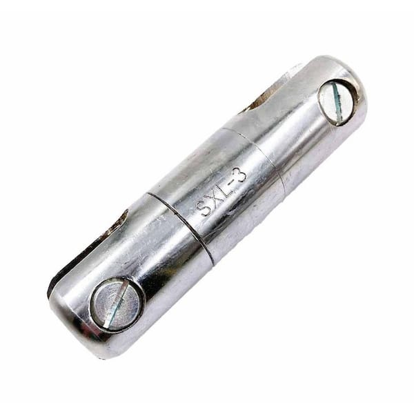 Lukyamzn Cable Pulling Swivel 3 Ton Cable Puller Breakaway Swivel Tool High Strength 6600 lbs. Silver (1-Piece)