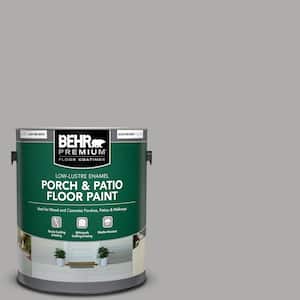 1 gal. #N520-3 Flannel Gray Low-Lustre Enamel Interior/Exterior Porch and Patio Floor Paint