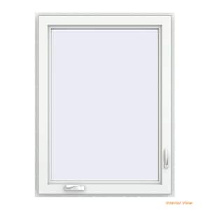 35.5 in. x 47.5 in. V-4500 Series White Vinyl Right-Handed Casement Window with Fiberglass Mesh Screen
