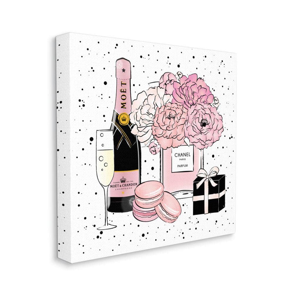 Stupell Industries Pink Glam Celebration Fashion Dessert Champagne by Martina  Pavlova Unframed Canvas Wall Art Print 24 in. x 24 in. ac-906_cn_24x24 -  The Home Depot