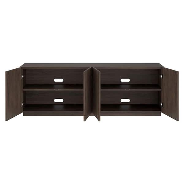 Meyer&Cross Halifax 70 in. Alder Brown TV Stand Fits TV's up to 75