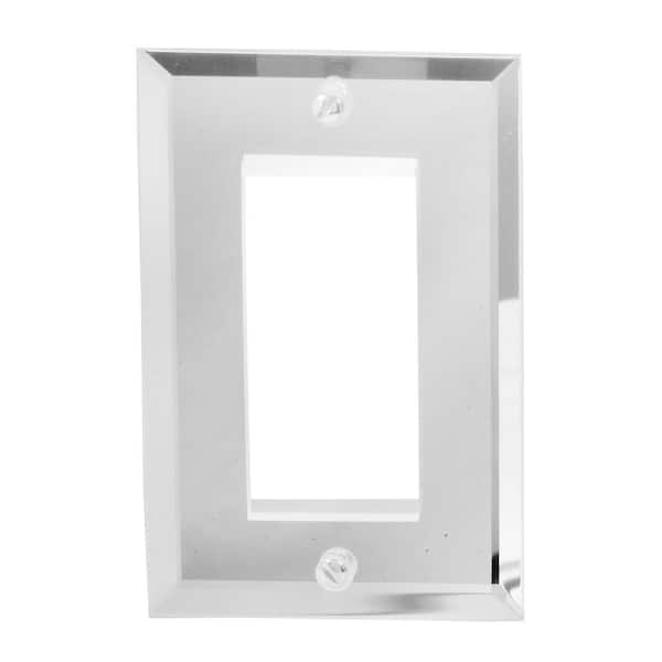 Mirror 1-Gang Decorator/Rocker Wall Plate (1-Pack)