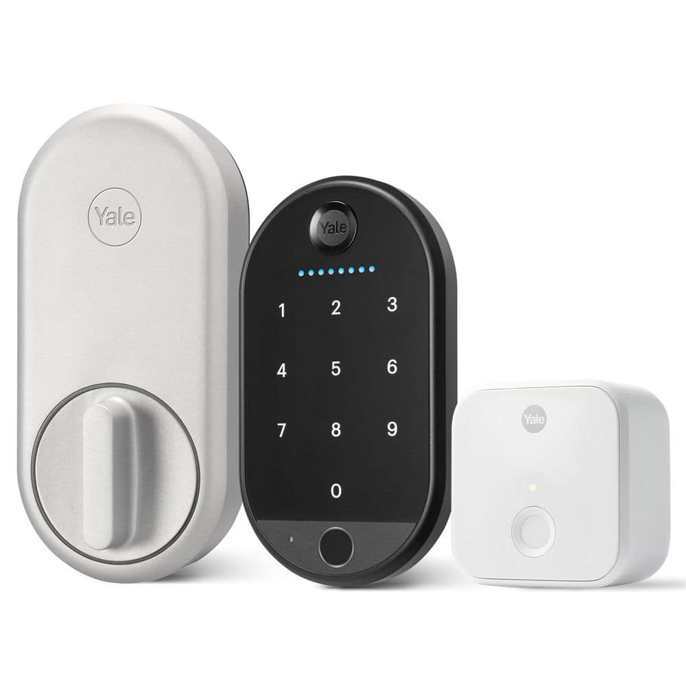 Apartment Smart Door Lock with Wi-Fi and Fingerprint Keypad Access, Silver price history on PriceWatchPro