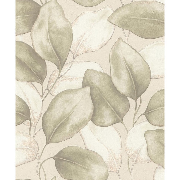 A-Street Prints Evanthe Sage Green Vine Wallpaper Sample 4202-659870SAM ...