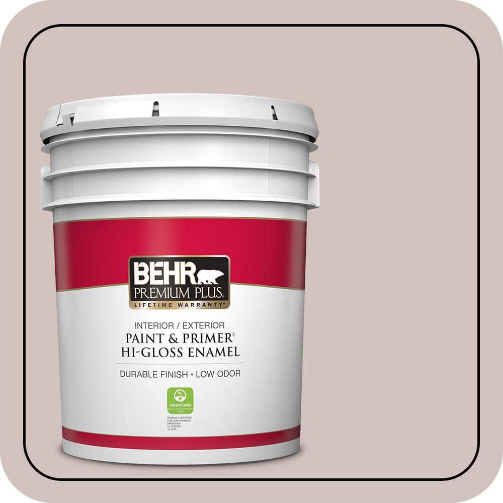 5 gal. #N130-2 Ash Rose Hi-Gloss Enamel Interior/Exterior Paint & Primer price history on PriceWatchPro