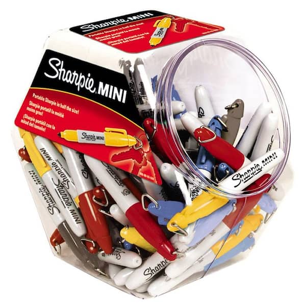 Mini-Sharpie Marking pens. 72-Piece counter jar @ $1.35 ea., Asst