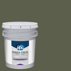 Color Seal 5 gal. PPG1127-7 Fresh Basil Satin Interior/Exterior Concrete Stain