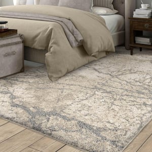 Marquina Ivory 7 ft. 10 in. x 10 ft. 10 in. Area Rug