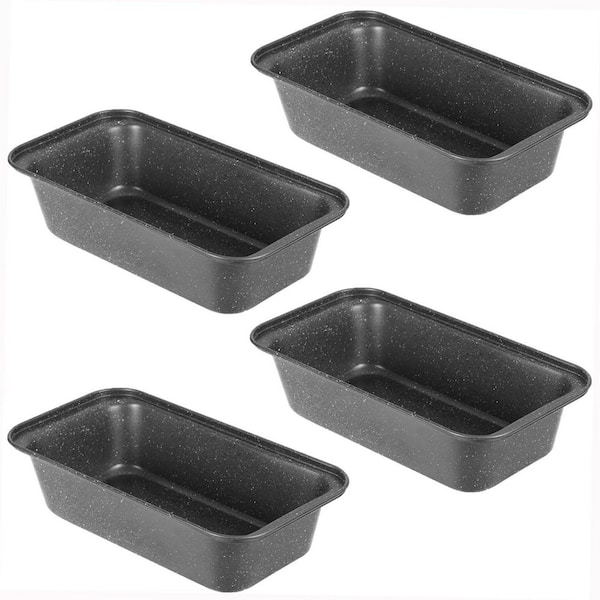 9.8 in. x 5 in. Nonstick Loaf Pan, Carbon Steel Bread Baking Pans for Homemade Bread, Banana Bread, Oven Safe (4-Pack)