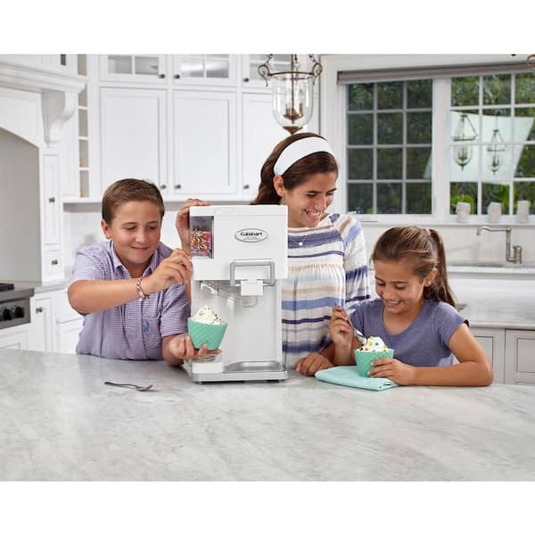 Cuisinart 2 Qt. White Ice Cream Maker with Dispenser ICE-45P1
