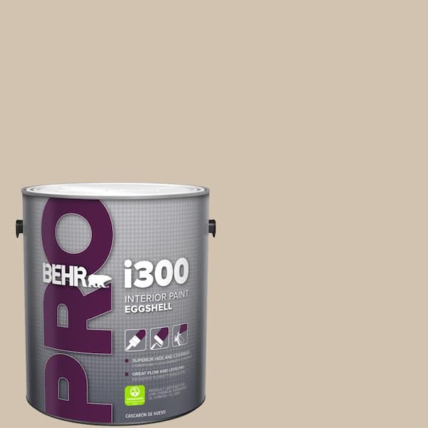 BEHR PRO 1 gal. #HDC-AC-04 Avenue Tan Eggshell Interior Paint