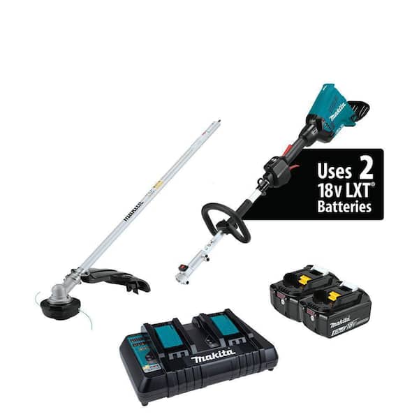 LXT 18V X2 (36V) Lithium-Ion Brushless Couple Shaft Power Head Kit with Trimmer Attachment (5.0Ah)