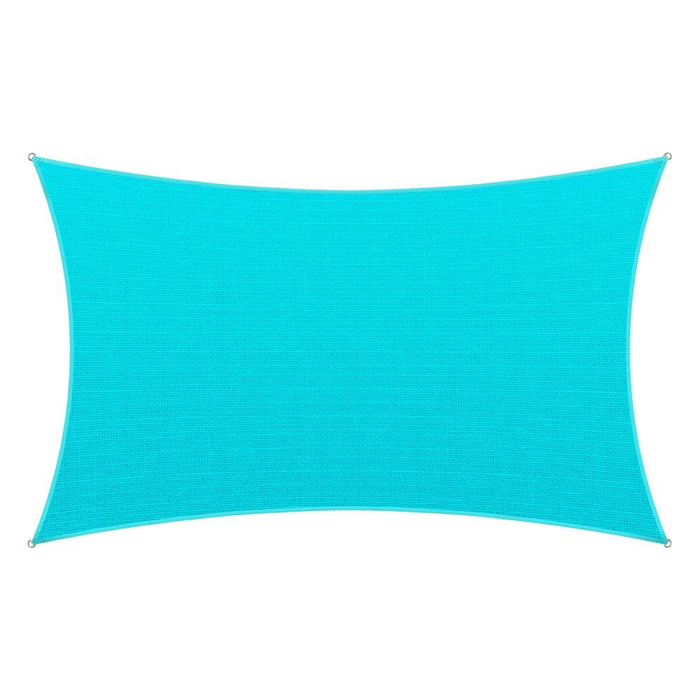 12 ft. x 16 ft. Turquoise Rectangle Shade Sail