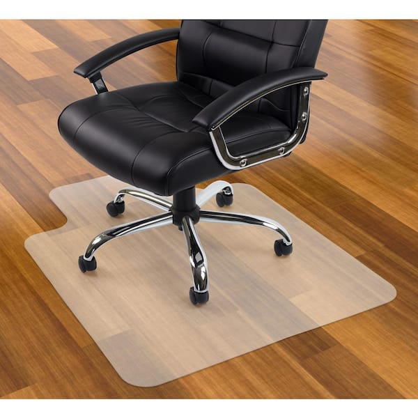 Yecaye Office Chair Mat for Hardwood Floor, 48×36 Clear Office Floor Mat,  Computer&Desk Chair Mat, PVC Heavy Duty Floor Protector Chair Mats for